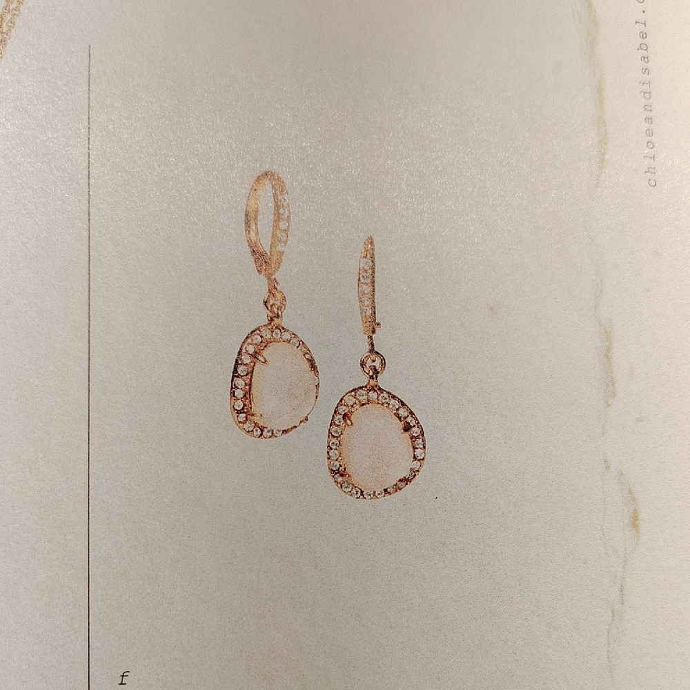 Chloe + Isabel La Vie En Rose Drop Earrings - Picture 2 of 3